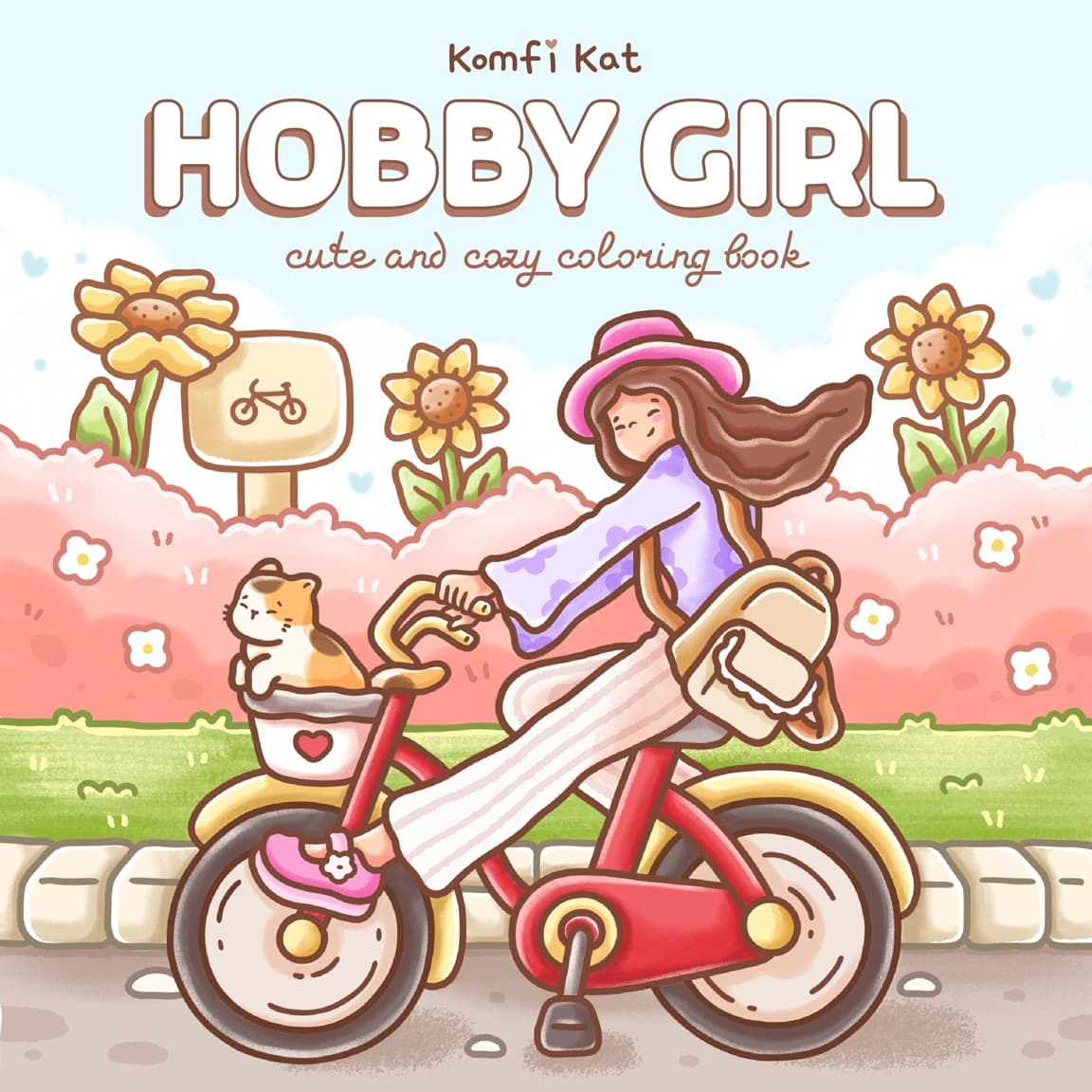 Hobby Girl coloring book cover